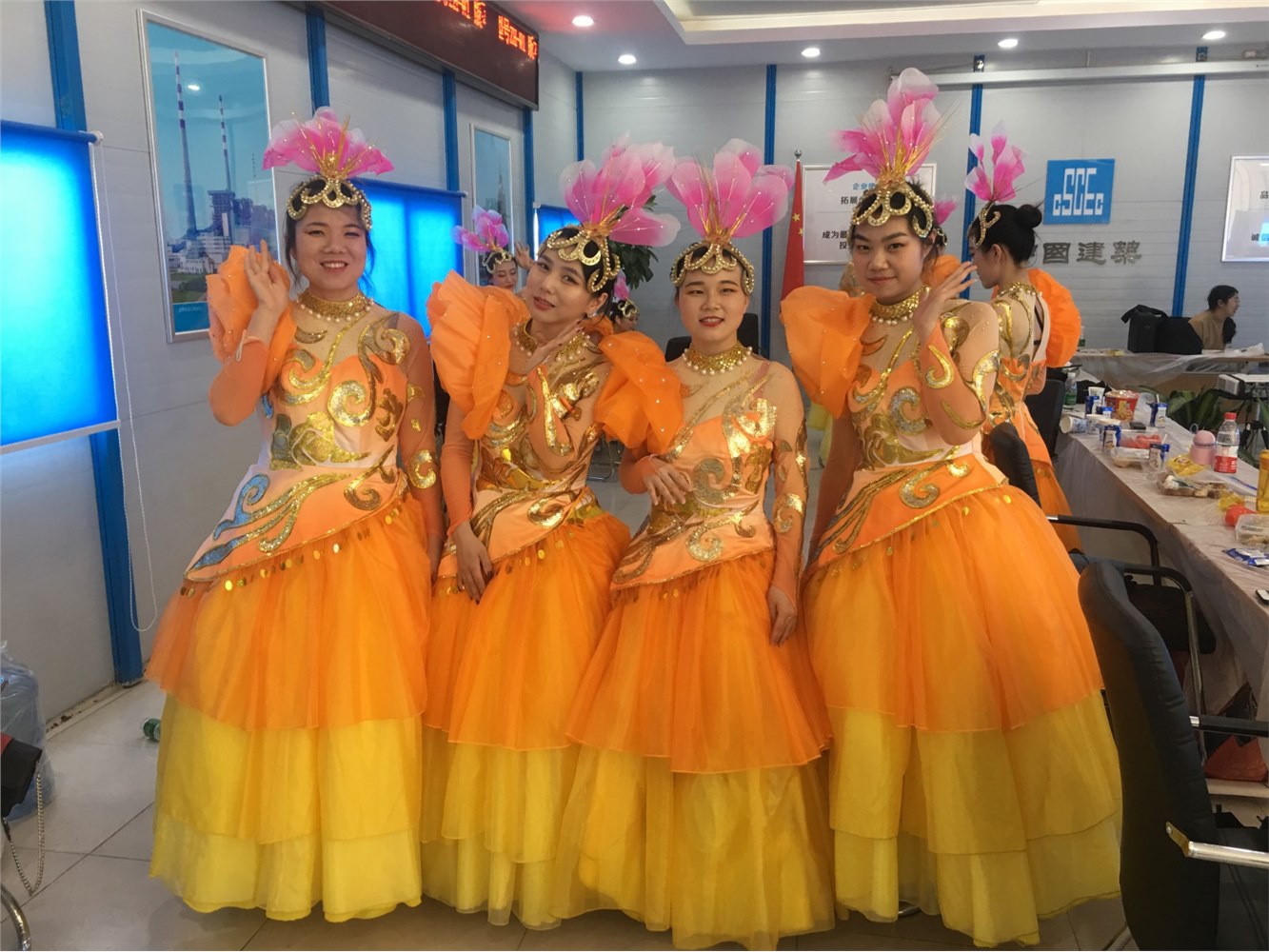 公司員工參加中建三局二公司活動表演視頻